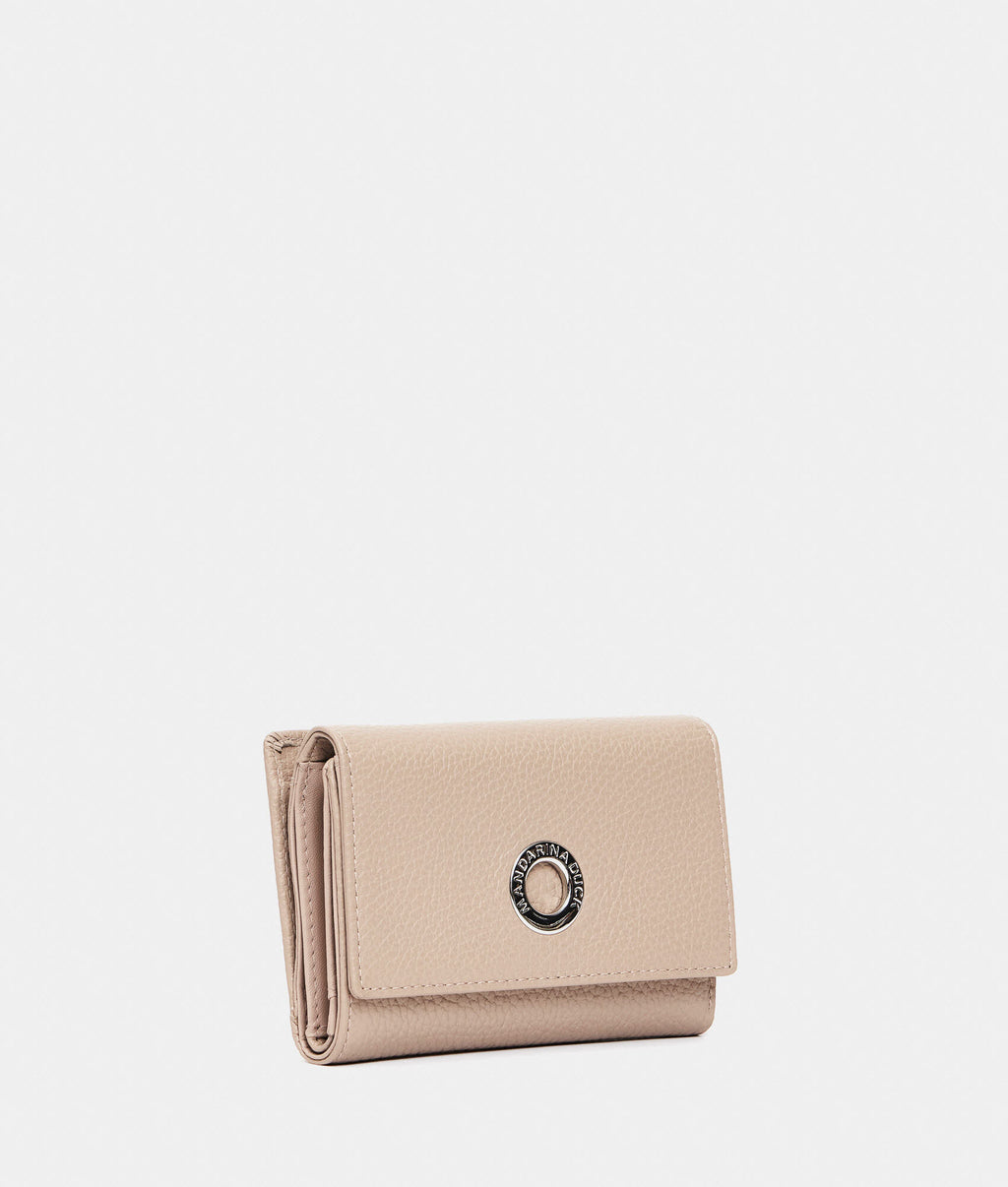Leather Wallet Warm Taupe