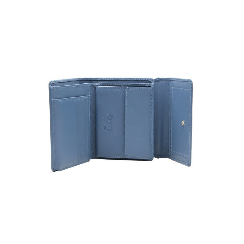 Damenbörse taubenblau