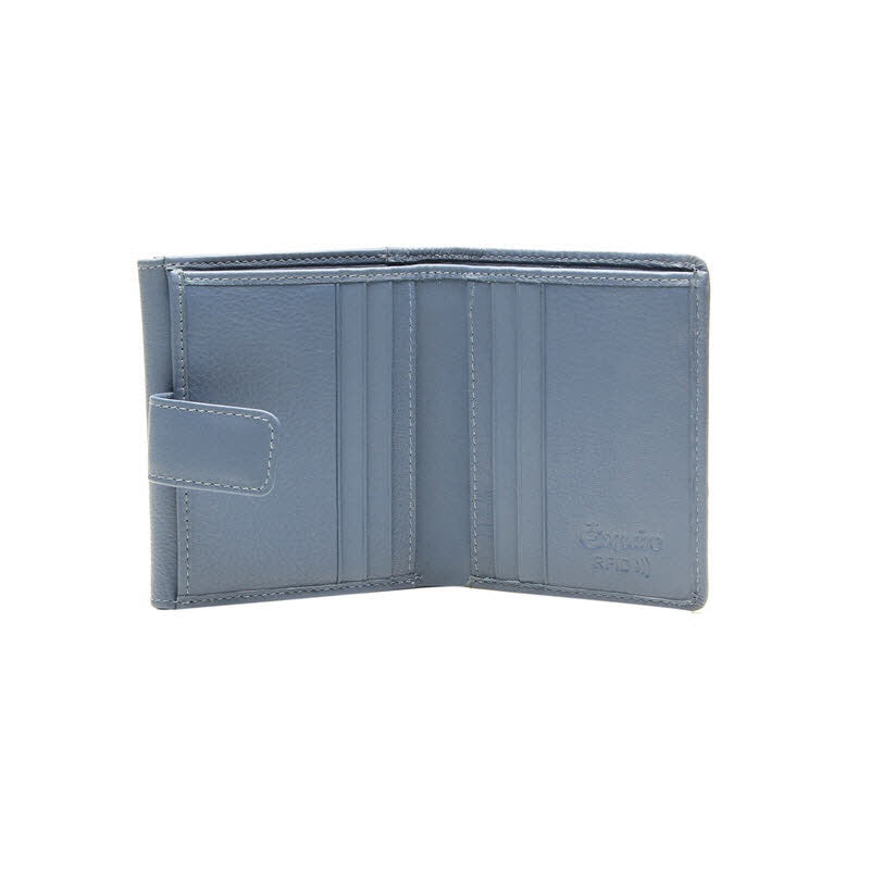 Damenbörse Taubenblau
