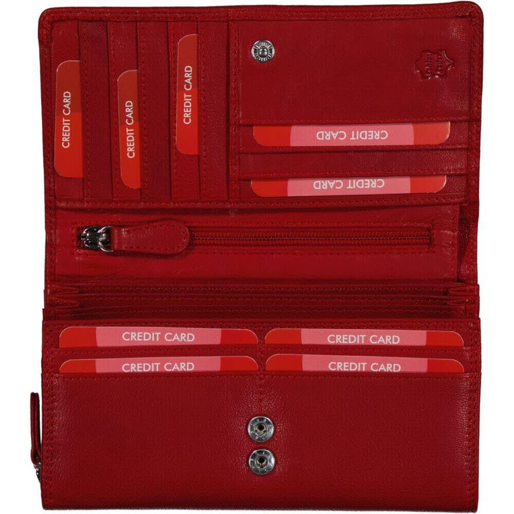 DAMENBÖRSE Rot