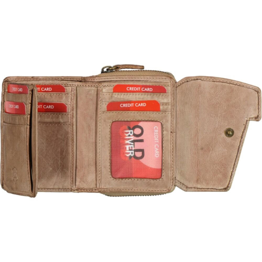 Damenbörse klein Beige