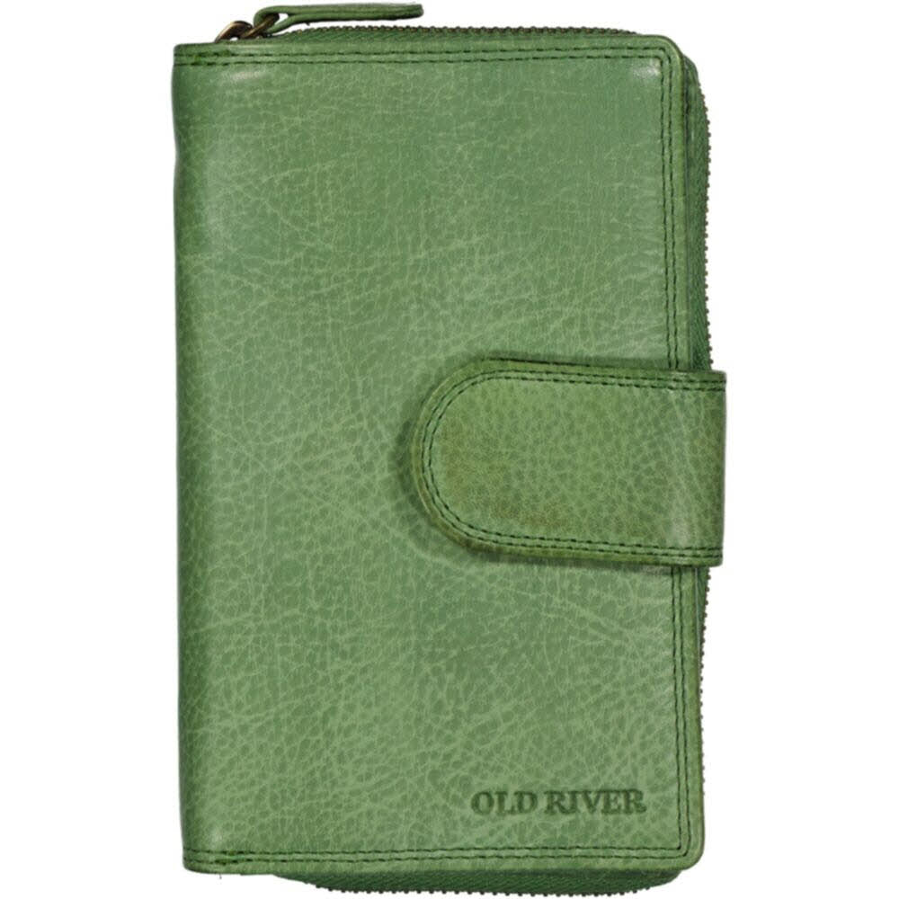 Damenbörse Hochformat Apple Green