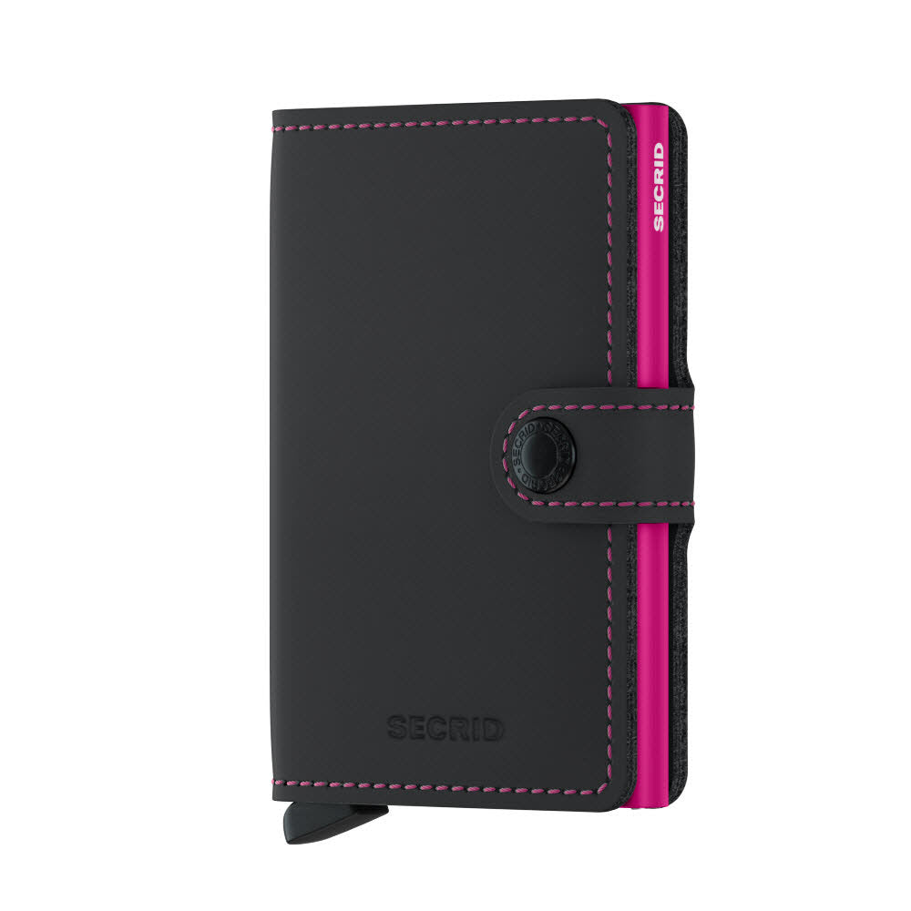 Miniwallet Black & Fuchsia
