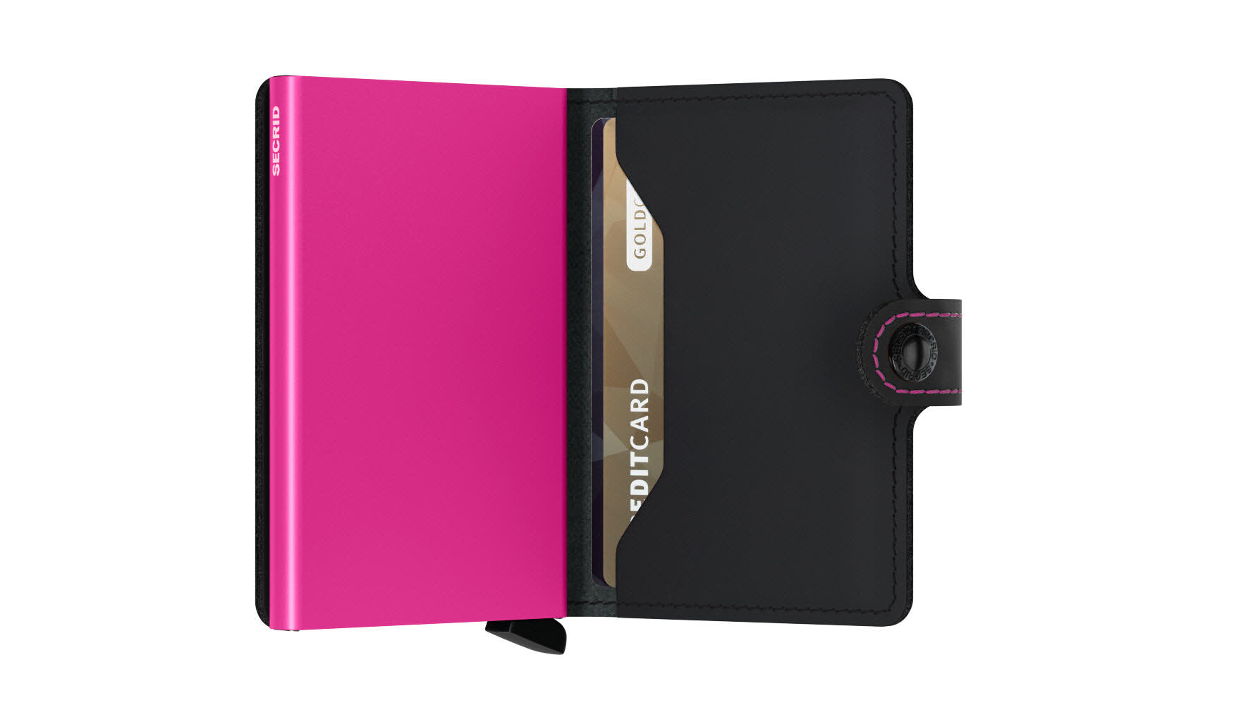 Miniwallet Black & Fuchsia
