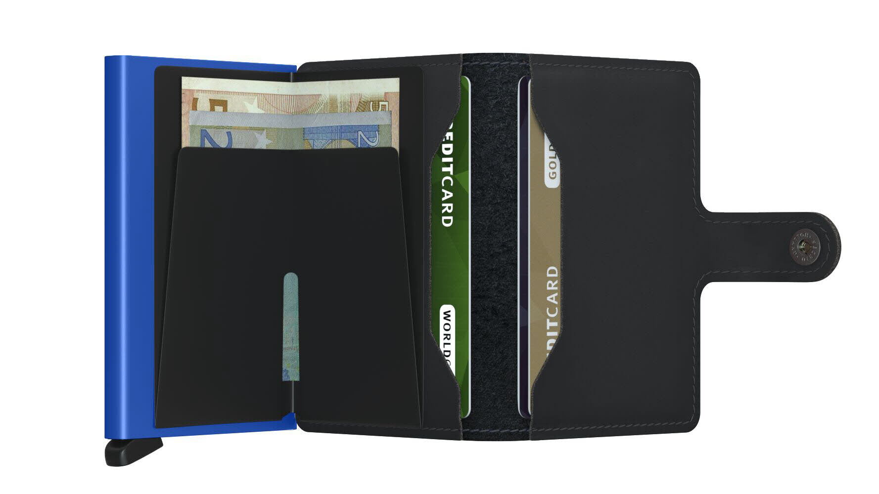 Miniwallet Black & Blue