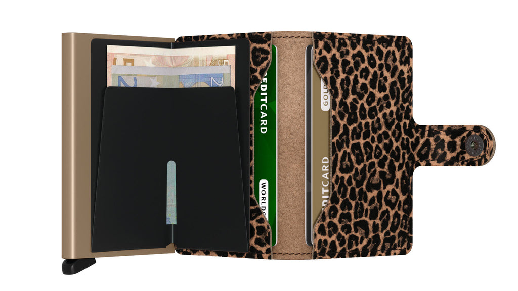Miniwallet Leo Beige
