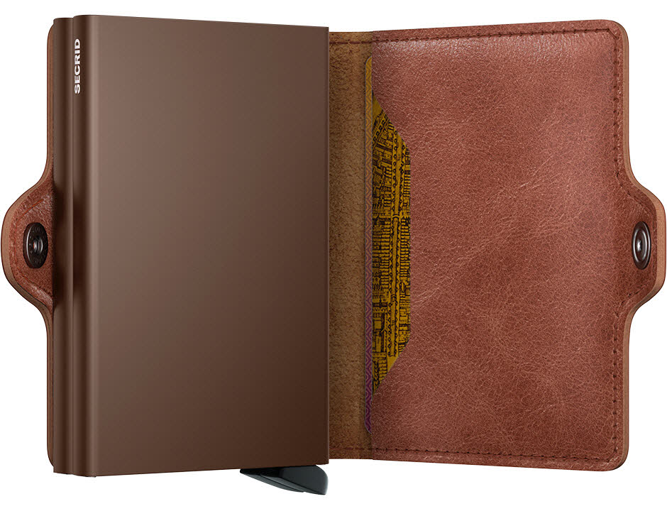 Twinwallet Cognac Brown