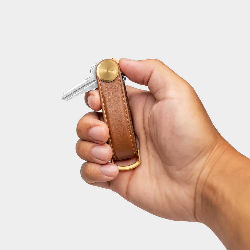 Leather Key Organiser Pro Cedar