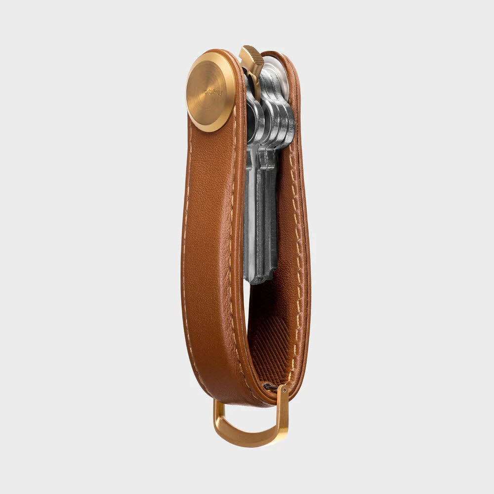 Leather Key Organiser Pro Cedar