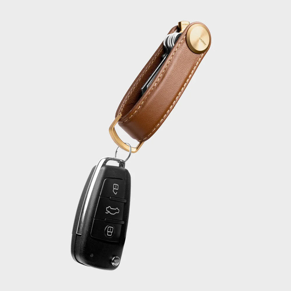 Leather Key Organiser Pro Cedar
