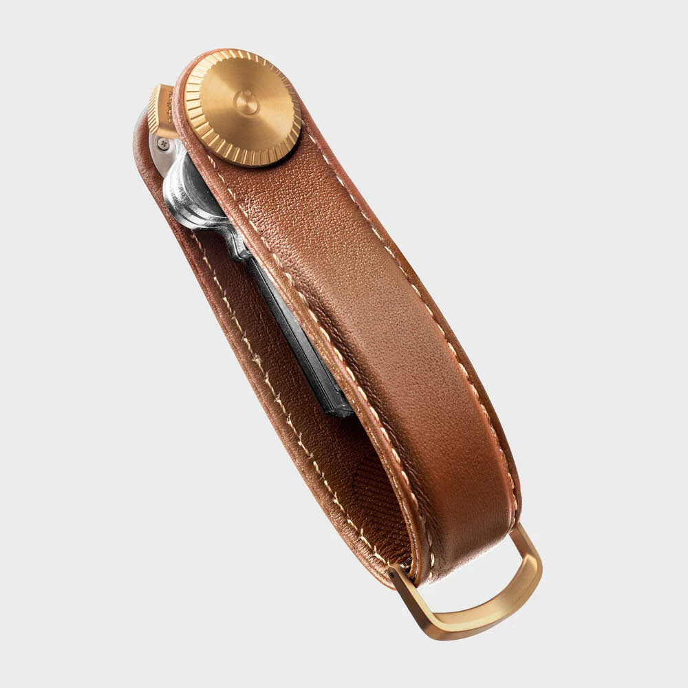Leather Key Organiser Pro Cedar