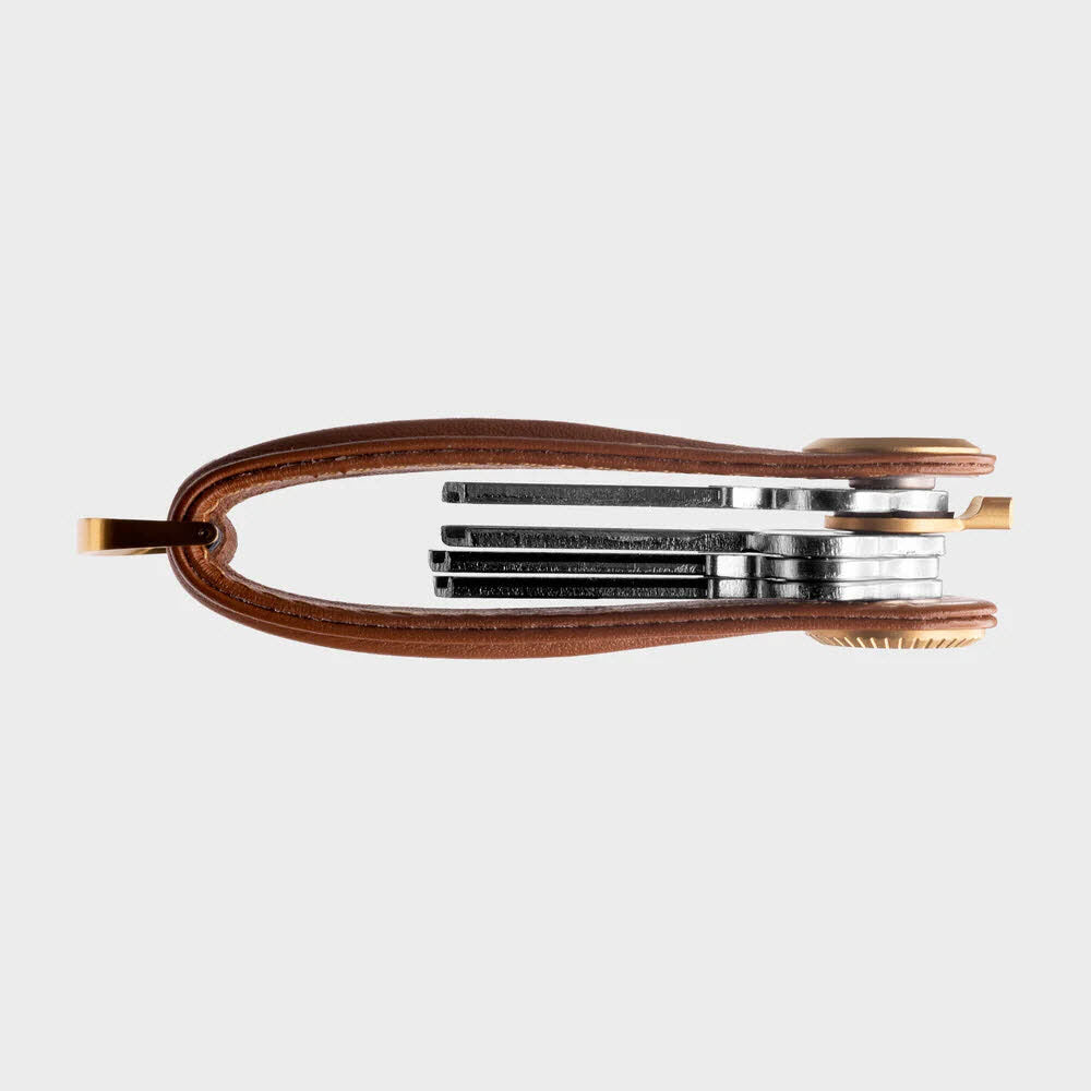 Leather Key Organiser Pro Cedar