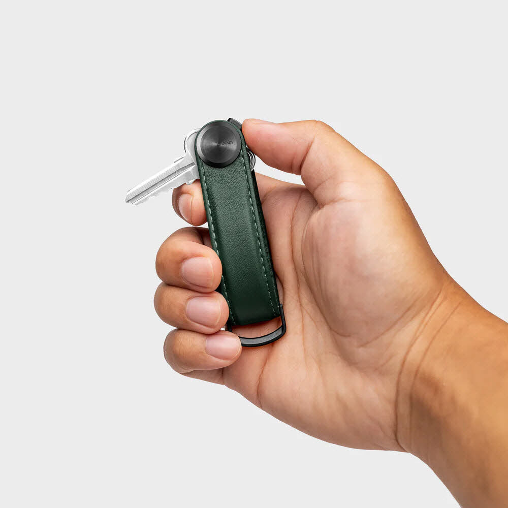 Leather Key Organiser Pro Evergreen