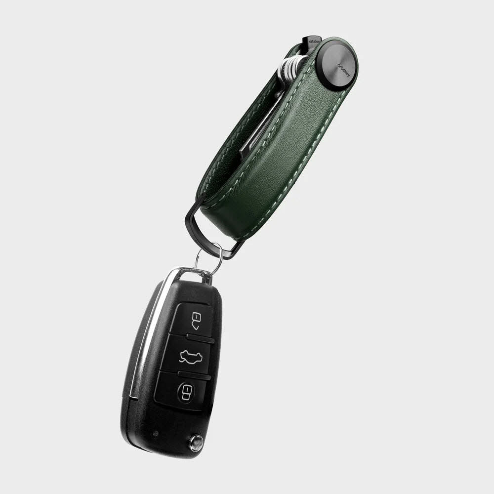 Leather Key Organiser Pro Evergreen