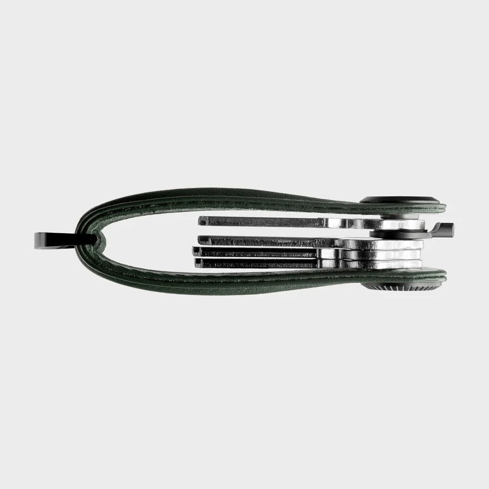 Leather Key Organiser Pro Evergreen