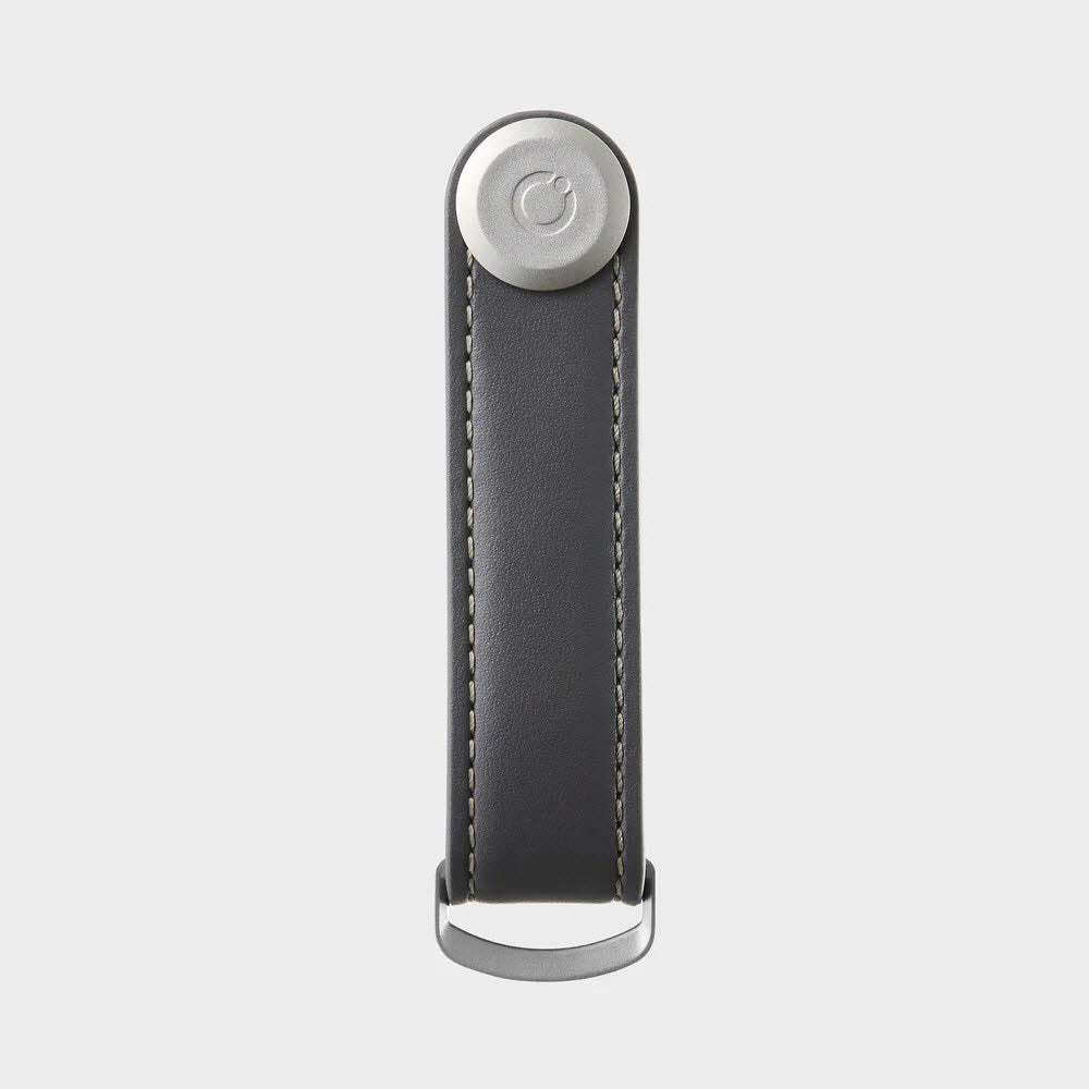 Leather Key Organiser Charcoal / Grey