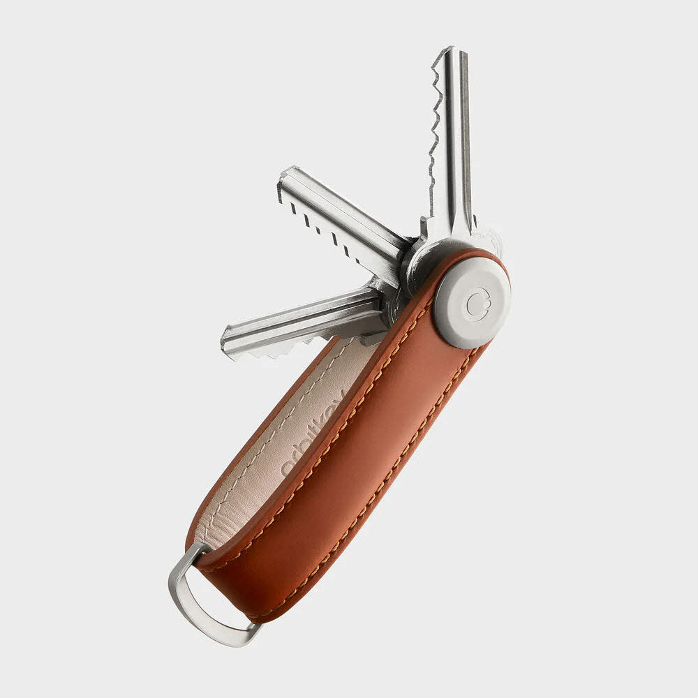 Leather Key Organiser Cognac / Tan