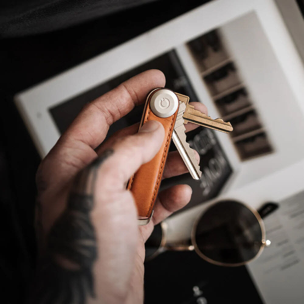 Leather Key Organiser Cognac / Tan