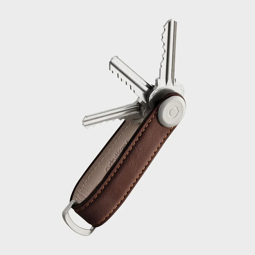Leather Key Organiser Espresso / Brown