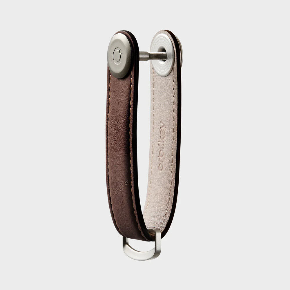 Leather Key Organiser Espresso / Brown