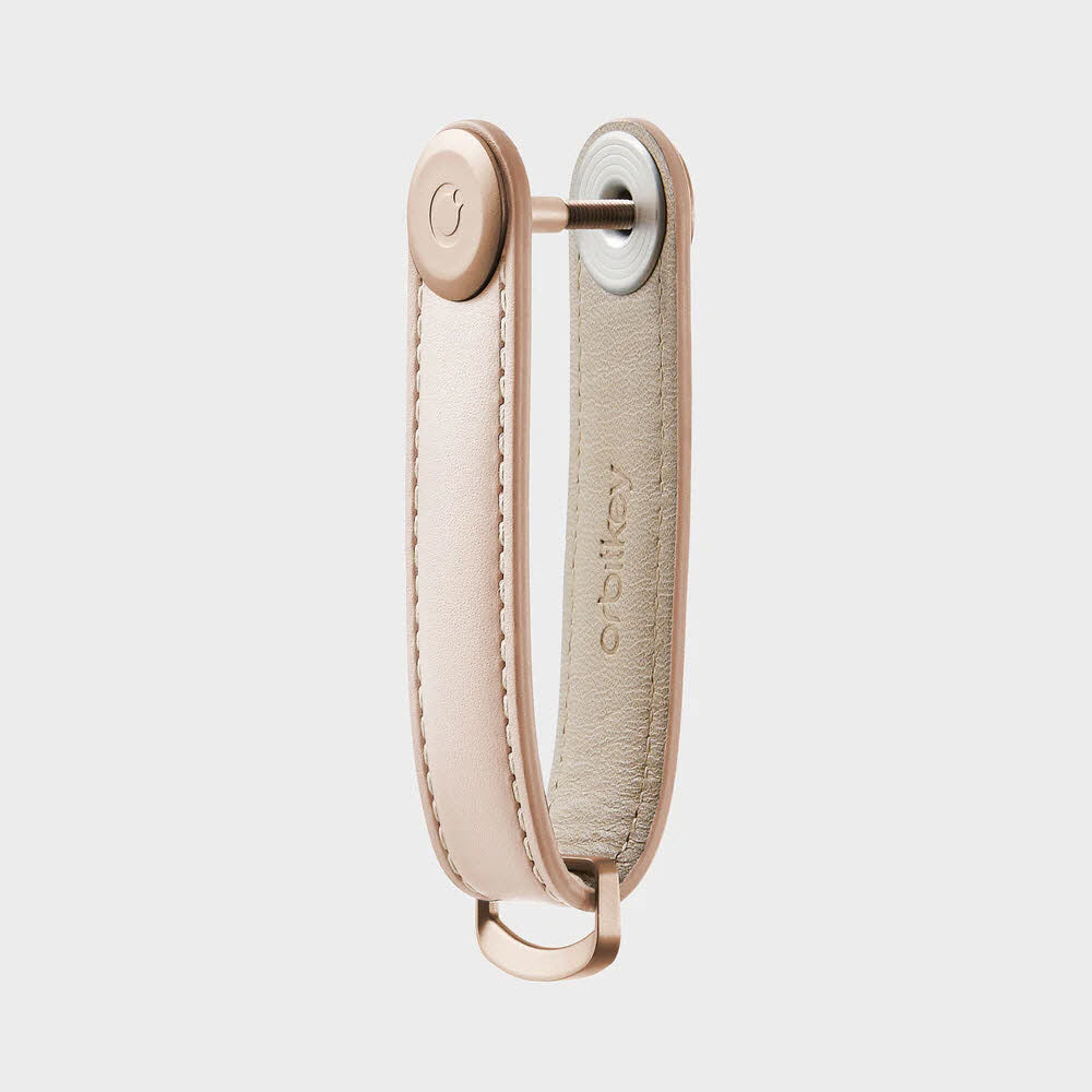 Leather Key Organiser Blush / Blush