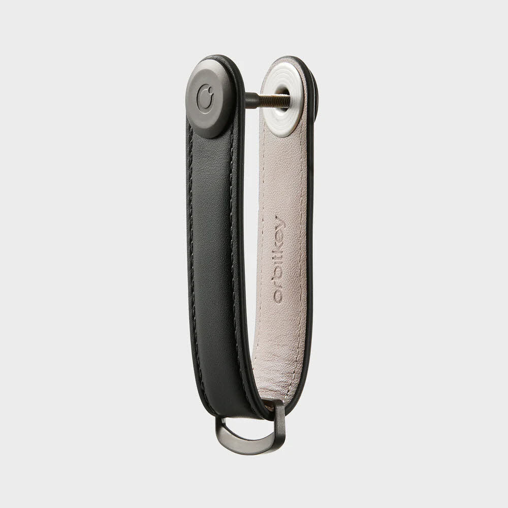 Leather Key Organiser Black / Black