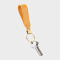 Leather Loop Keychain Orange
